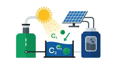 Solar Reactor Turns Carbon Dioxide Into Food and Fuel